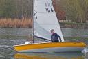 Dave Lambert was the clear winner at WGC Sailing Club. Picture: VAL NEWTON