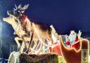 Santa visited children at St Neots Rugby Club for the second time this year.