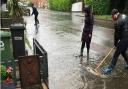 Flooding in Buckden on Friday June 18