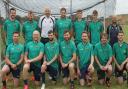 St Ives Hockey Club men\'s first team (back row): Adam Wilson, Matt Bamford, Simon Johnson, Mike England, David McCarter, Charlie McCarter, Iain McIntosh. (front row): Ben Hildrey, James Harris, David Haslegrave, Alex Prestage, Rory Mooney, Dave Land,