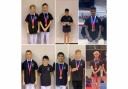 (Top L to R) Theo Simcock-Sims, Aston Mist, Codi Hurd, Uzair Chowdhury, Alex Shirley, Cameron Burrow, Zevi Hyland, George Sabine and Riley Scarfe at the National Finals.