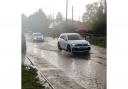 There was flash flooding in St Neots on Thursday night.