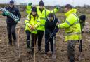 Keeping spirits high for national tree week at Magpas Air Ambulance