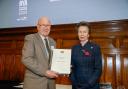 Kelvin received his award from The Princess Royal