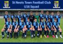 The St Neots Town FC U16s Squad.