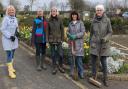 St Ives in Bloom volunteers at Ramsey Road cemetery