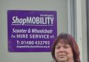 Celia Barden is the manager of Hunts Shopmobility.