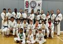 Competitors and instructors at the championships.