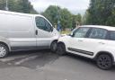 Holliday crashed his van into a Fiat 500.
