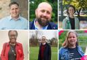 The St Neots and Mid Cambridgeshire candidates. (Top row L-R: Anthony Browne, Stephen Ferguson and Kathryn Fisher. Bottom row L-R: Marianna Masters, Ian Sollom and Bev White)