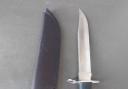 The knife that was seized in Fenstanton.