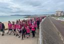 The pupils took on the Dorset Jurassic Coast walk this month.