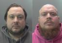 Benjamin Hollis (left) and Joshua Longland (right) have been jailed for drug dealing in Huntingdonshire and Peterborough.