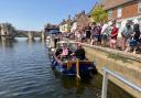 Huntingdon Radio Yacht Club took to the Great River Ouse for a day of sailing.