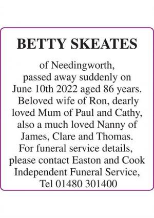 BETTY SKEATES