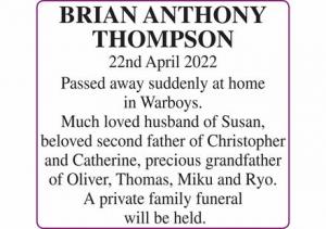 BRIAN THOMPSON