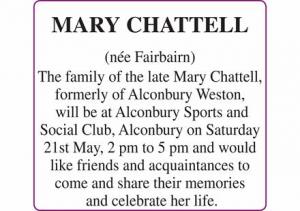 MARY CHATTELL