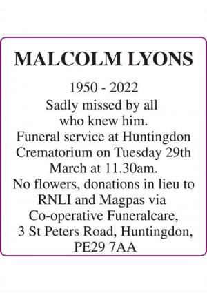 MALCOLM LYONS