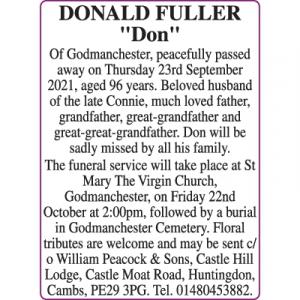 DONALD "Don" FULLER