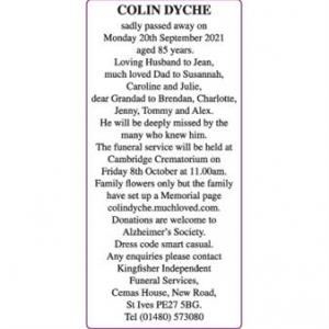 COLIN DYCHE