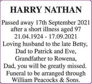 HARRY NATHAN