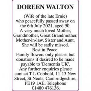 DOREEN WALTON