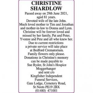 CHRISTINE SHARDLOW