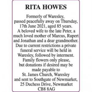 RITA HOWES