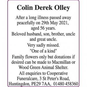 Colin Derek Olley