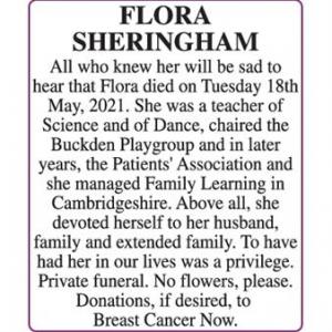 FLORA SHERINGHAM