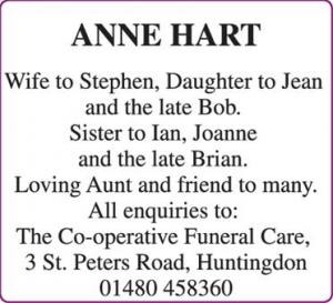 ANNE HART