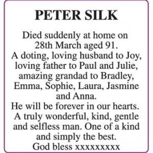 PETER SILK