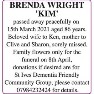 BRENDA WRIGHT