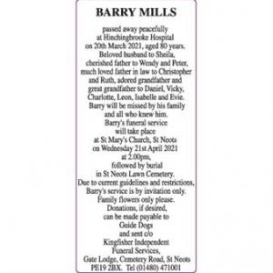 BARRY MILLS