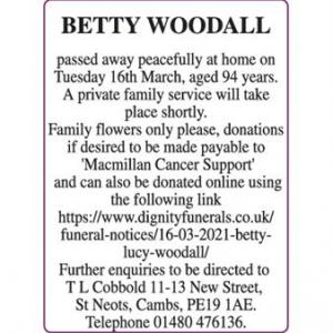 BETTY WOODALL