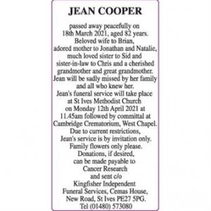 JEAN COOPER