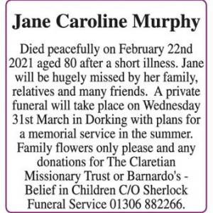 Jane Caroline Murphy