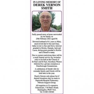 DEREK VERNON SMITH