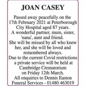 JOAN CASEY