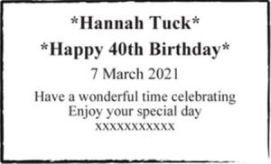 *Hannah Tuck*