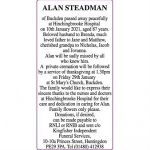 ALAN STEADMAN