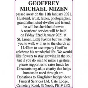 GEOFFREY MICHAEL MIZEN