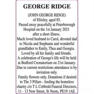 GEORGE RIDGE