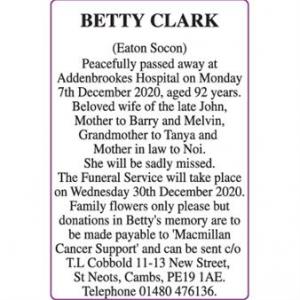 BETTY CLARK