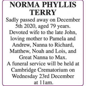 NORMA PHYLLIS TERRY