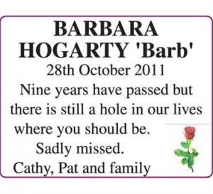 BARBARA HOGARTY