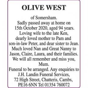 OLIVE WEST