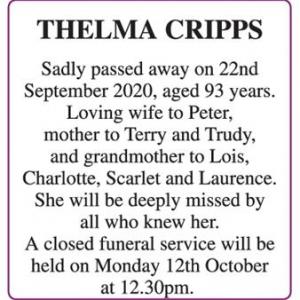 THELMA CRIPPS