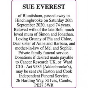 SUE EVEREST