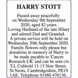 HARRY STOTT